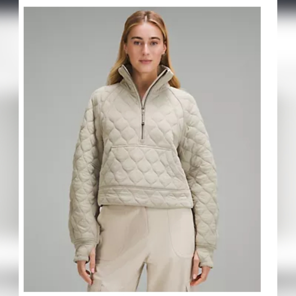 Lululemon Oversized Quilted Half Zip